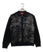 SUPREMEシュプリーム）の古着「フェイクファージップアップカーディガン」｜ブラック