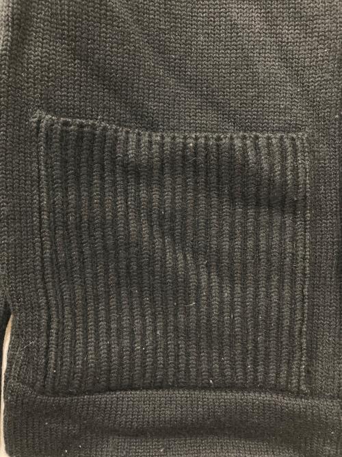 STONE ISLAND（ストーンアイランド）STONE ISLAND (ストーンアイランド) ウールニットジャケット ブラック サイズ:Sの古着・服飾アイテム
