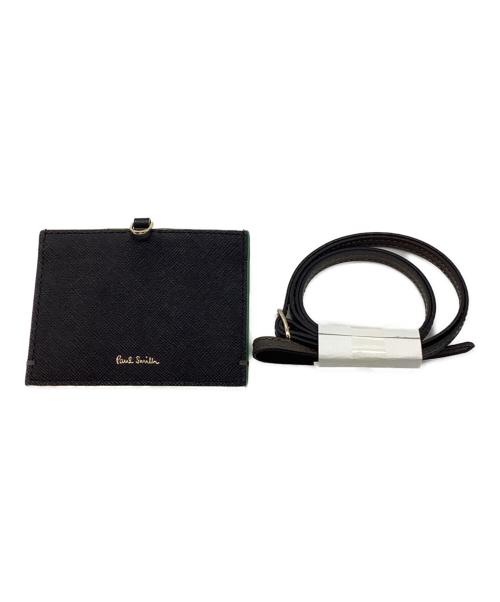 PAUL SMITH（ポールスミス）PAUL SMITH (ポールスミス) IDカードフォルダー ブラックの古着・服飾アイテム