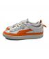 PUMA (プーマ) PRONOUNCE (プロナウンス) スニーカー ホワイト×オレンジ サイズ:SIZE 24cm：5000円