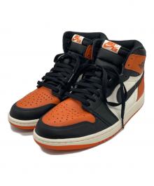NIKE（ナイキ）の古着「ハイカットスニーカー」｜オレンジ×ブラック
