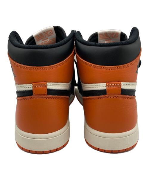 NIKE（ナイキ）NIKE (ナイキ) ハイカットスニーカー オレンジ×ブラック サイズ:SIZE 27.5cmの古着・服飾アイテム