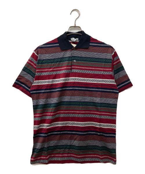 ERMENEGILDO ZEGNA（エルメネジルド・ゼニア）Ermenegildo Zegna (エルメネジルド・ゼニア) ポロシャツ レッド サイズ:S 未使用品の古着・服飾アイテム