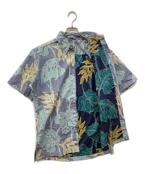 AVANTI（アヴァンティ）AVANTI (アヴァンティ) 総柄シャツ ブルー サイズ:Sの古着・服飾アイテム