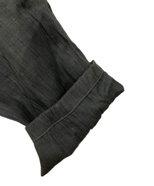 evam eva（エヴァムエヴァ）evam eva (エヴァムエヴァ) リネングラデーションシャツ グレー サイズ:Mの古着・服飾アイテム