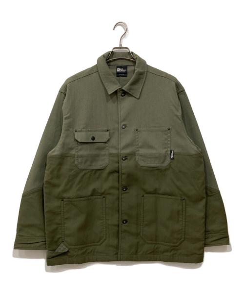 Jack Wolfskin（ジャック ウルフスキン）Jack Wolfskin (ジャック ウルフスキン) ファイヤーウッド ワーク ジャケット カーキ サイズ:XLの古着・服飾アイテム