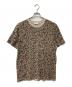 Saint Laurent Paris（サンローランパリ）の古着「ダメージ加工 レオパードTシャツ」｜ベージュ