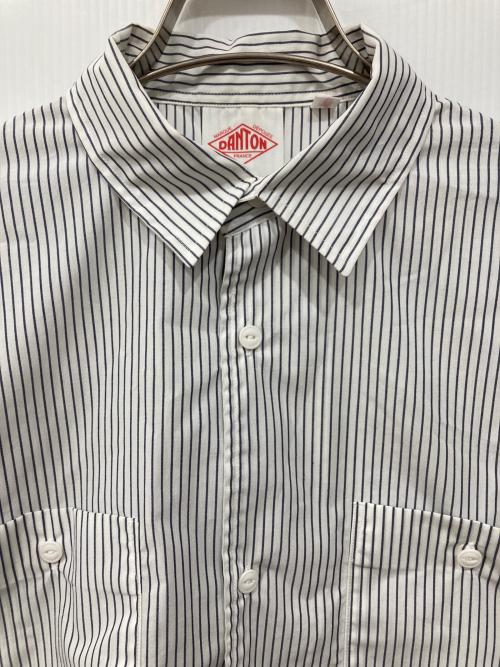DANTON（ダントン）DANTON (ダントン) ショートワークシャツ ホワイト サイズ:36の古着・服飾アイテム