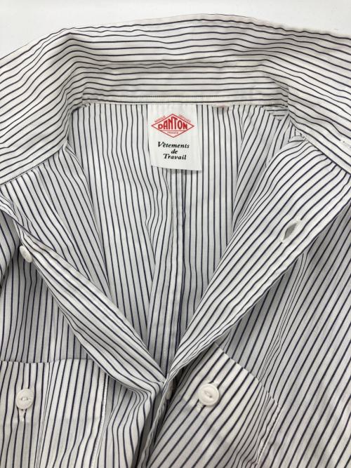 DANTON（ダントン）DANTON (ダントン) ショートワークシャツ ホワイト サイズ:36の古着・服飾アイテム