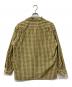 BEAMS PLUS (ビームスプラス) Open Collar 80/2 Madrasシャツ カーキ サイズ:M：6000円
