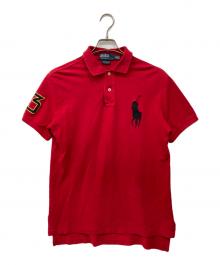 POLO RALPH LAUREN（ポロ・ラルフローレン）の古着「ビッグポニーポロシャツ」｜レッド