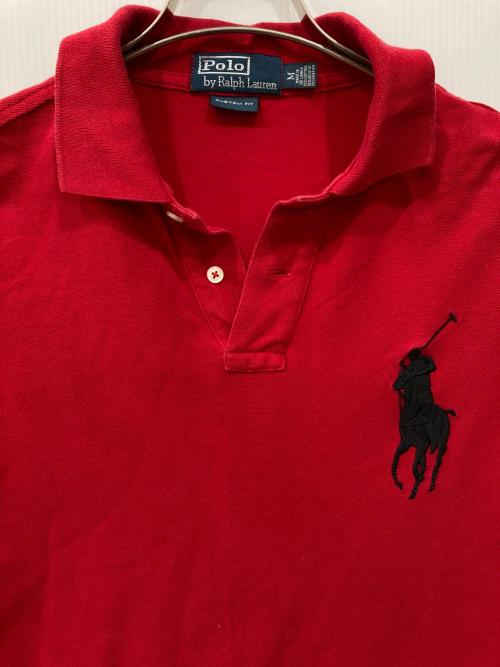 POLO RALPH LAUREN（ポロ・ラルフローレン）POLO RALPH LAUREN (ポロ・ラルフローレン) ビッグポニーポロシャツ レッド サイズ:Mの古着・服飾アイテム