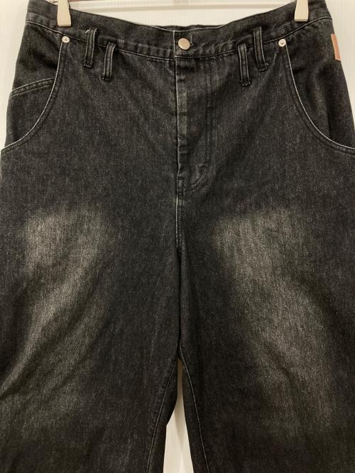 Knuth Marf（クヌースマーフ）Knuth Marf (クヌースマーフ) リップドバギーデニムパンツ グレー サイズ:XSの古着・服飾アイテム