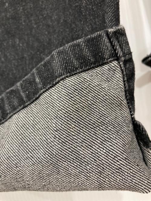 Knuth Marf（クヌースマーフ）Knuth Marf (クヌースマーフ) リップドバギーデニムパンツ グレー サイズ:XSの古着・服飾アイテム