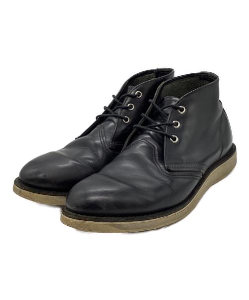 RED WING（レッドウィング）RED WING (レッドウィング) クラシック チャッカブーツ ブラック サイズ:27の古着・服飾アイテム