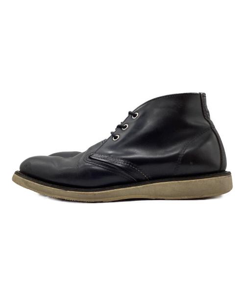 RED WING（レッドウィング）RED WING (レッドウィング) クラシック チャッカブーツ ブラック サイズ:27の古着・服飾アイテム