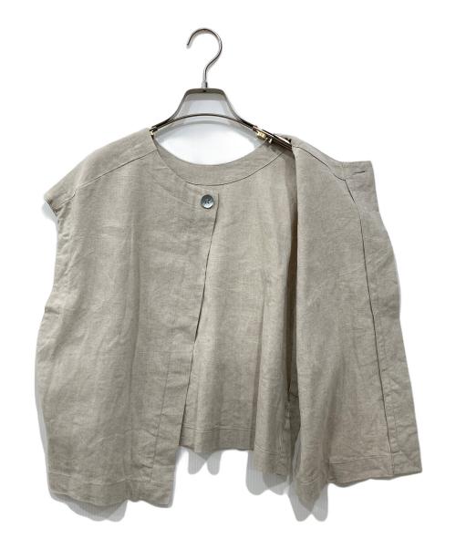 BEARDSLEY（ビアズリー）BEARDSLEY (ビアズリー) リネンセットアップ グレー サイズ:Freeの古着・服飾アイテム