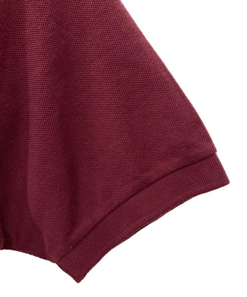 FRED PERRY（フレッドペリー）FRED PERRY (フレッドペリー) ポロシャツ ボルドー×ホワイト サイズ:M 未使用品の古着・服飾アイテム