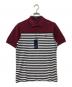 FRED PERRY（フレッドペリー）の古着「ポロシャツ」｜ボルドー×ホワイト