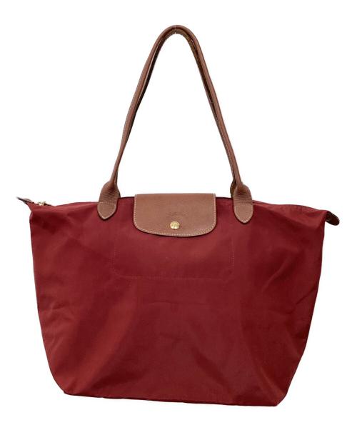 LONGCHAMP（ロンシャン）LONGCHAMP (ロンシャン) トートバッグ レッドの古着・服飾アイテム
