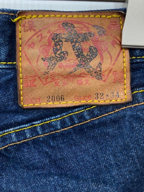 EVISU（エヴィス）EVISU (エヴィス) カモメプリントデニムパンツ インディゴ サイズ:SIZE 81cm (W32)の古着・服飾アイテム