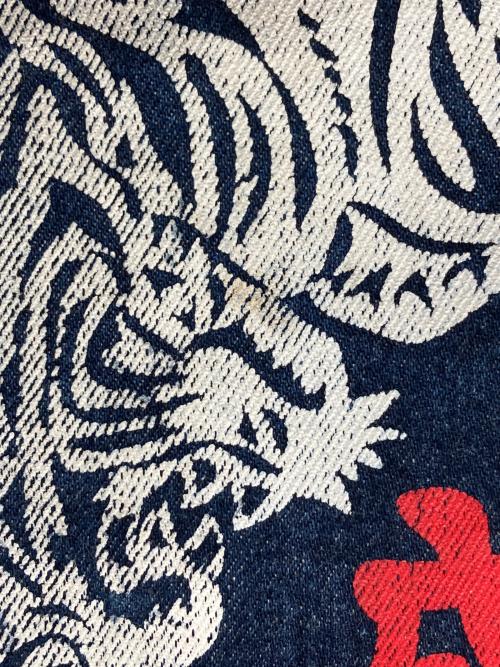 EVISU（エヴィス）EVISU (エヴィス) カモメプリントデニムパンツ インディゴ サイズ:SIZE 81cm (W32)の古着・服飾アイテム
