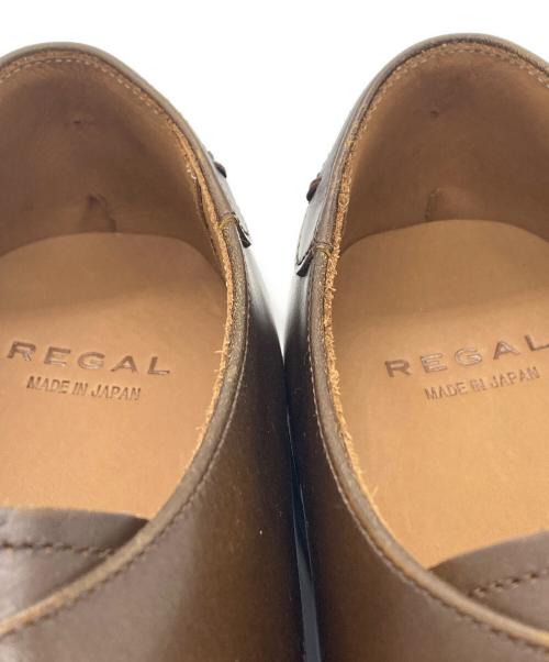 REGAL（リーガル）REGAL (リーガル) スワールモンク ビークトゥ シューズ ブラウン サイズ:25.5の古着・服飾アイテム