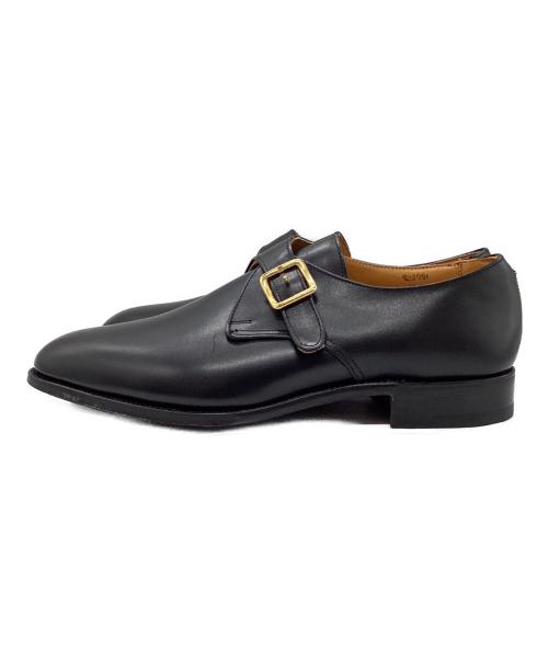 Tricker's（トリッカーズ）Tricker's (トリッカーズ) モンクストラップシューズ ブラック サイズ:9 1/2の古着・服飾アイテム