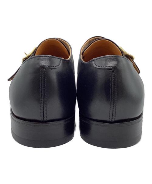 Tricker's（トリッカーズ）Tricker's (トリッカーズ) モンクストラップシューズ ブラック サイズ:9 1/2の古着・服飾アイテム