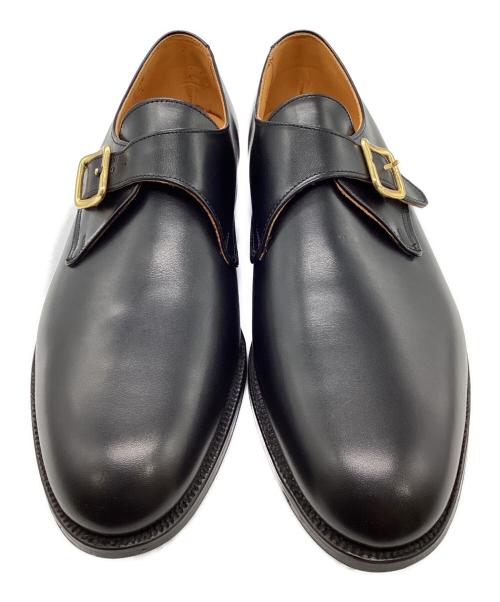 Tricker's（トリッカーズ）Tricker's (トリッカーズ) モンクストラップシューズ ブラック サイズ:9 1/2の古着・服飾アイテム