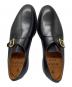 中古・古着 Tricker's (トリッカーズ) モンクストラップシューズ ブラック サイズ:9 1/2：35000円