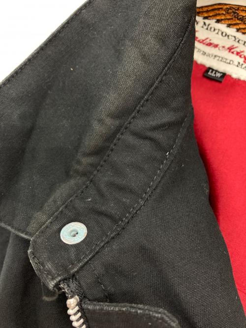 INDIAN MOTORCYCLE（インディアンモーターサイクル）INDIAN MOTORCYCLE (インディアンモーターサイクル) 刺繍ジャケット ブラック サイズ:LLWの古着・服飾アイテム