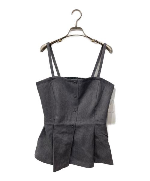 any Sis（エニィスィス）any SiS (エニィスィス) ビスチェ & ワイドパンツ セット グレー サイズ:4の古着・服飾アイテム