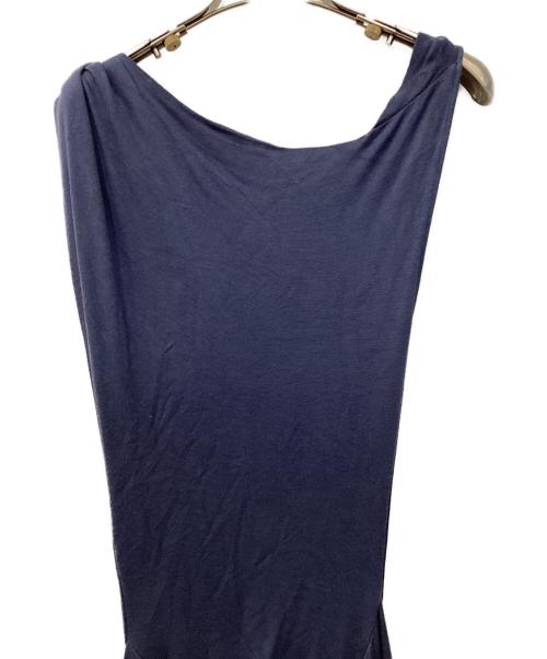 Vivienne Westwood RED LABEL（ヴィヴィアンウエストウッドレッドレーベル）Vivienne Westwood RED LABEL (ヴィヴィアンウエストウッドレッドレーベル) ノースリーブニットワンピース ブルー サイズ:Sの古着・服飾アイテム