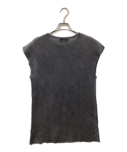 hysterics（ヒステリックス）hysterics (ヒステリックス) ノースリーブメッシュカットソー グレー サイズ:Freeの古着・服飾アイテム
