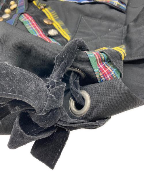 tricot COMME des GARCONS（トリココムデギャルソン）tricot COMME des GARCONS (トリココムデギャルソン) ユニオンジャックトートバッグ ブラックの古着・服飾アイテム