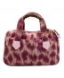 Vivienne Westwood (ヴィヴィアンウエストウッド) パイル地ハンドバッグ ピンク：6000円