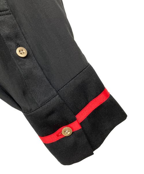 DRESSTERIOR（ドレステリア）DRESSTERIOR (ドレステリア) オーバーラップサークルシャツ ブラック×ホワイト サイズ:38の古着・服飾アイテム