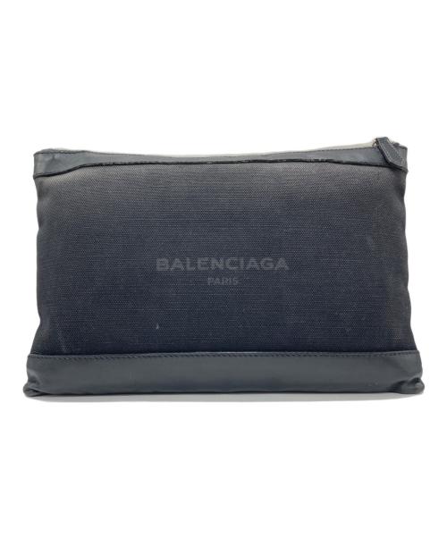 BALENCIAGA（バレンシアガ）BALENCIAGA (バレンシアガ) クラッチバッグ ブラックの古着・服飾アイテム