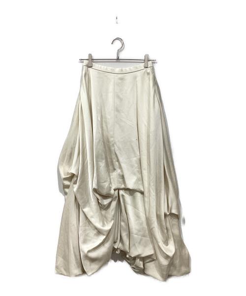 JENNE（ジェンヌ）JENNE (ジェンヌ) クリームバルーンスカート アイボリー サイズ:L 未使用品の古着・服飾アイテム