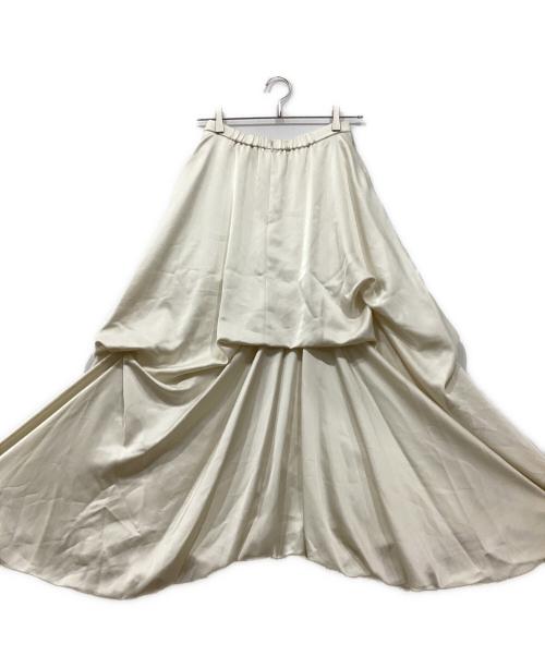 JENNE（ジェンヌ）JENNE (ジェンヌ) クリームバルーンスカート アイボリー サイズ:L 未使用品の古着・服飾アイテム