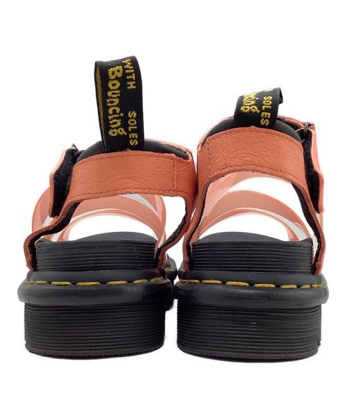 Dr.Martens（ドクターマーチン）Dr.Martens (ドクターマーチン) グリッターサンダル ブラック×オレンジ サイズ:UK3の古着・服飾アイテム