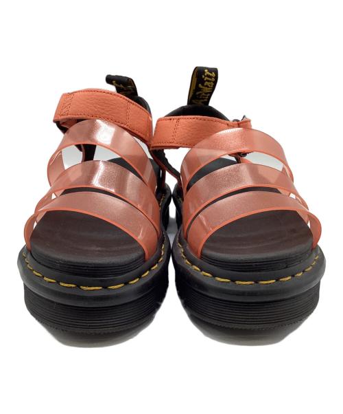 Dr.Martens（ドクターマーチン）Dr.Martens (ドクターマーチン) グリッターサンダル ブラック×オレンジ サイズ:UK3の古着・服飾アイテム