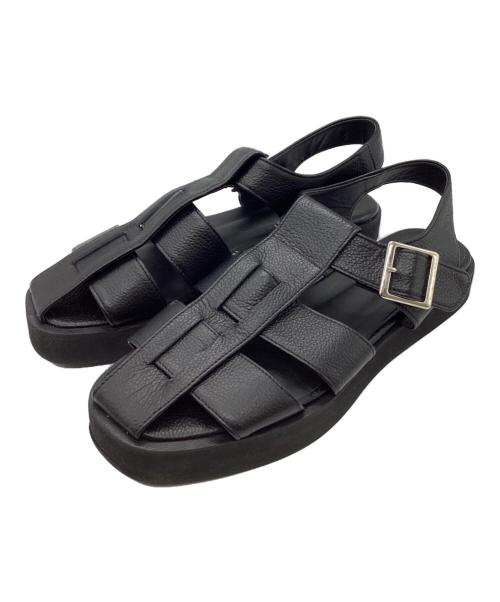 BARNEYS NEWYORK（バーニーズ・ニューヨーク）BARNEYS NEWYORK (バーニーズ・ニューヨーク) グルカサンダル ブラック サイズ:38の古着・服飾アイテム