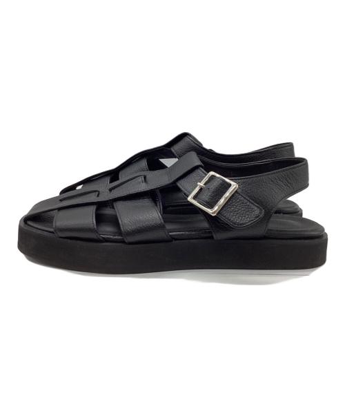 BARNEYS NEWYORK（バーニーズ・ニューヨーク）BARNEYS NEWYORK (バーニーズ・ニューヨーク) グルカサンダル ブラック サイズ:38の古着・服飾アイテム