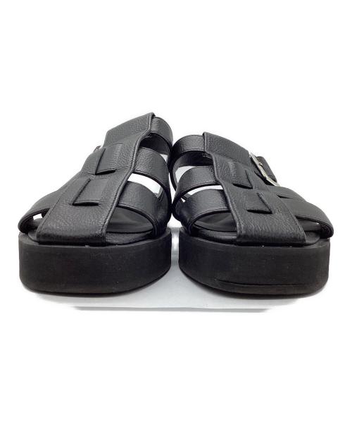 BARNEYS NEWYORK（バーニーズ・ニューヨーク）BARNEYS NEWYORK (バーニーズ・ニューヨーク) グルカサンダル ブラック サイズ:38の古着・服飾アイテム