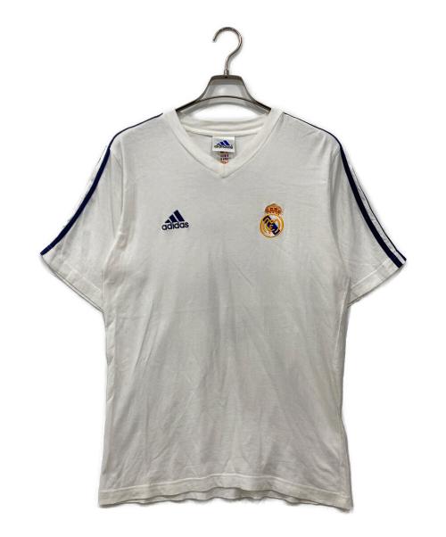 adidas（アディダス）adidas (アディダス) Tシャツ ホワイト サイズ:Lの古着・服飾アイテム
