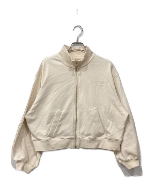 TWIN-SET（ツインセット）TWIN-SET (ツインセット) ジップブルゾン アイボリー サイズ:XSの古着・服飾アイテム