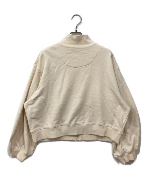 TWIN-SET（ツインセット）TWIN-SET (ツインセット) ジップブルゾン アイボリー サイズ:XSの古着・服飾アイテム