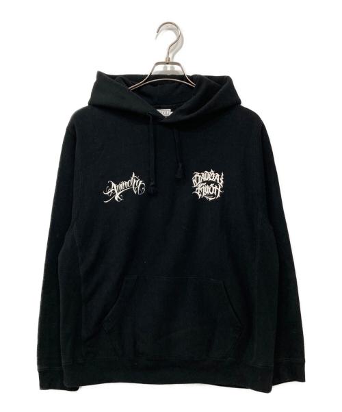 BUDSPOOL（バッズプール）BUDSPOOL (バッズプール) プルオーバーパーカー ブラック サイズ:Lの古着・服飾アイテム